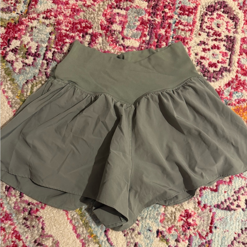 Aerie crossover flowy shorts